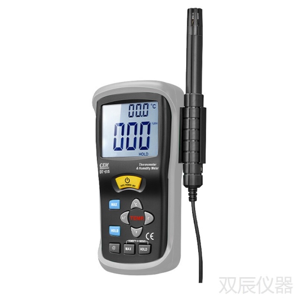 华盛昌（CEM）DT-615手持便携式温湿度计 高精度数显温湿度测试仪